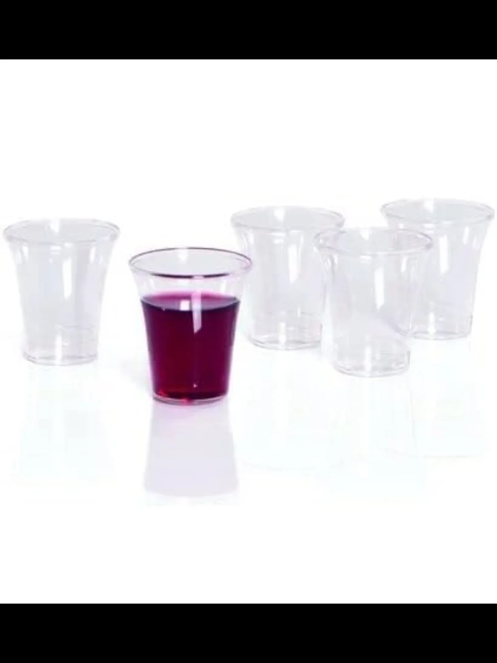 Broadman Church Supplies Small Plastic Disposable Communion Cups, 1000 Count